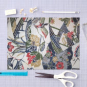 Papier Mousseline Textile japonais Kimono vintage (Bingata) (Artisanat)