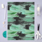 Papier Mousseline Texture Abstraite Moderne (Artisanat)