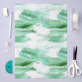 Papier Mousseline Texture Abstraite Moderne (Artisanat)