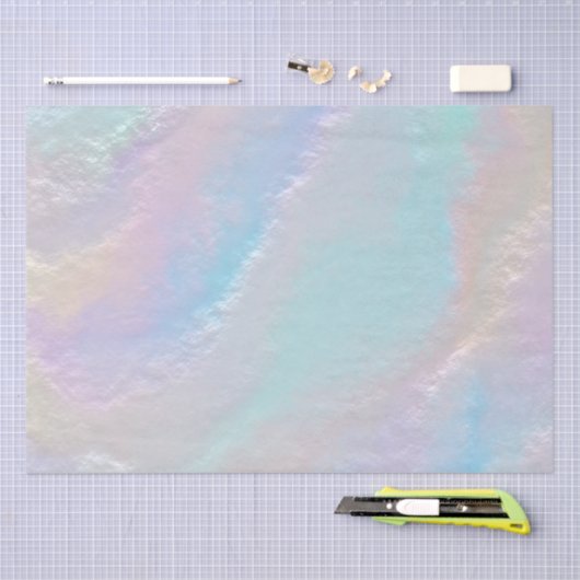 Papier Mousseline Texture arc-en-ciel Abstraite (Artisanat)