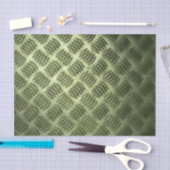 Papier Mousseline Texture Checkered de plancher d'acier inoxydable (Artisanat)