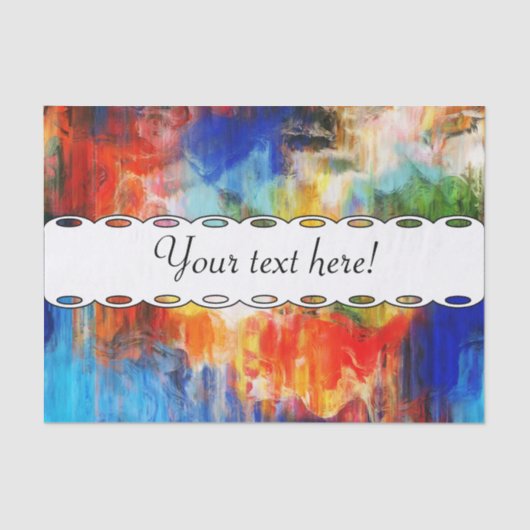 Papier Mousseline Texture colorée (Recto)