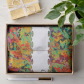Papier Mousseline Texture colorée de trous (Cadeau)