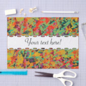 Papier Mousseline Texture colorée de trous (Artisanat)