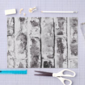 Papier Mousseline Texture de brique rustique industrielle à contrast (Artisanat)