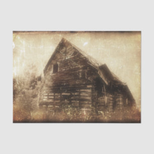 Papier Mousseline Texture de campagne sépia de grange rustique vinta