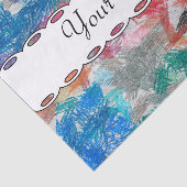 Papier Mousseline Texture de crayons (Détail)