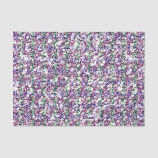 Papier Mousseline Texture de la Parties scintillant de couleurs mixt (Recto)