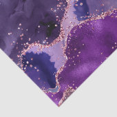 Papier Mousseline Texture de l'agate de la Glitterie violette (Détail)