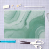 Papier Mousseline Texture de marbre vert Pastel Gradient (Artisanat)