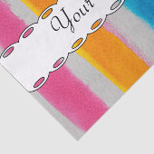 Papier Mousseline Texture de rayures d'aquarelles (Détail)