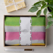 Papier Mousseline Texture de rayures d'aquarelles (Cadeau)