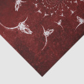 Papier Mousseline Texture de rouille Vintage occidentale Taureau (Détail)