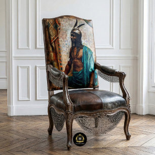 Papier Mousseline Texture Découpage Homme Rustique Vintage Africain