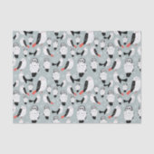 Papier Mousseline Texture Des Chouettes Blanches (Recto)