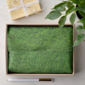 Papier Mousseline Texture d'herbe verte (Cadeau)