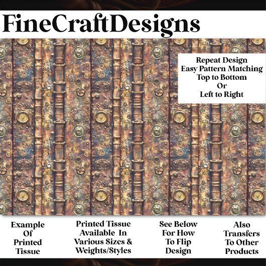 Papier Mousseline Texture Du Bronze Fondu Cuivre Or BR2 Découpage