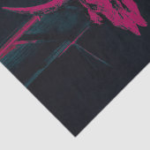 Papier Mousseline Texture du crâne de vache occidentale Fuchsia gris (Détail)