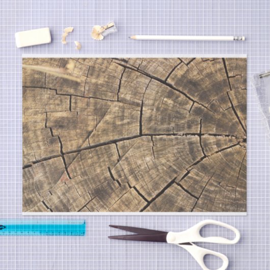 Papier Mousseline Texture en bois (Artisanat)