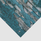 Papier Mousseline Texture en bois de mur de vieille peinture bleue (Détail)