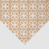 Papier Mousseline Texture en bois rustique avec floral géométrique b (Détail)