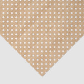 Papier Mousseline Texture en bois rustique avec Motif Pois blanc (Détail)