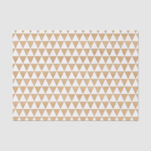 Papier Mousseline Texture en bois rustique avec Motif triangles blan