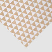 Papier Mousseline Texture en bois rustique avec Motif triangles blan (Détail)