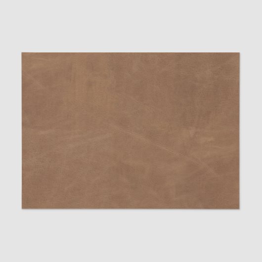 Papier Mousseline Texture en cuir Brown Decoupage (Recto)