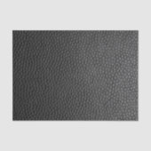 Papier Mousseline Texture en cuir noir (Recto)