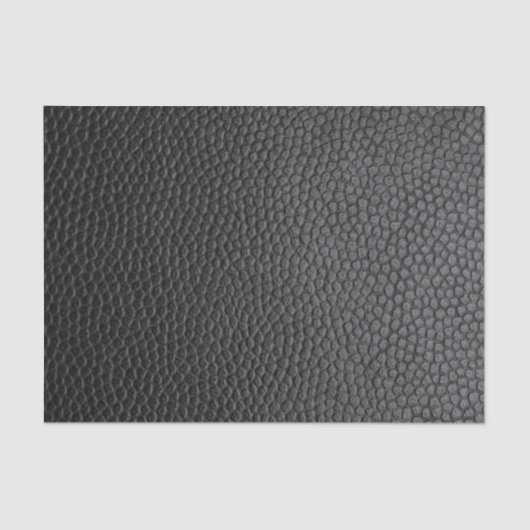 Papier Mousseline Texture en cuir noir (Recto)