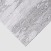 Papier Mousseline Texture en marbre blanc et Parties scintillant arg (Détail)