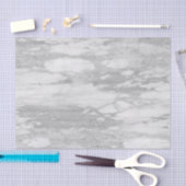 Papier Mousseline Texture en marbre blanc et Parties scintillant arg (Artisanat)