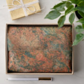 Papier Mousseline Texture en marbre Brown et vert (Cadeau)