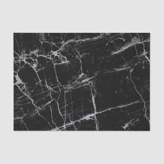Papier Mousseline texture en pierre de marbre noir (Recto)