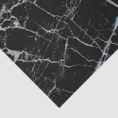 Papier Mousseline texture en pierre de marbre noir (Détail)