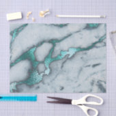 Papier Mousseline texture en pierre de marbre turquoise (Artisanat)