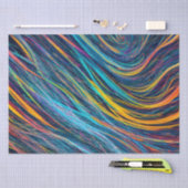Papier Mousseline texture fractale Abstraite (Artisanat)
