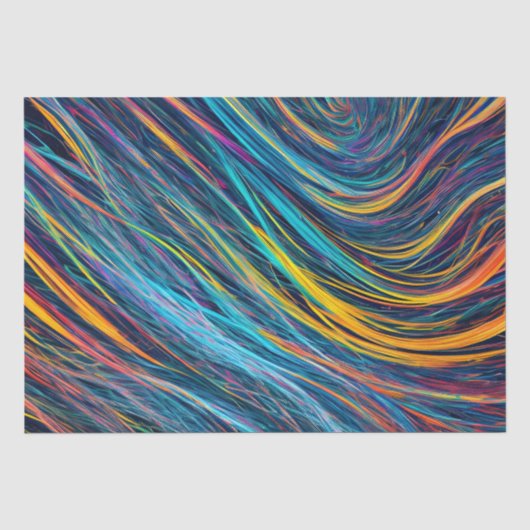 Papier Mousseline texture fractale Abstraite (Recto)