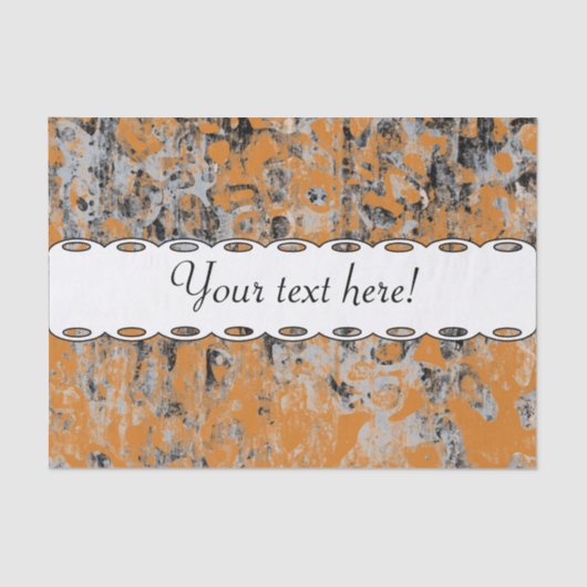 Papier Mousseline Texture grise Brown (Recto)