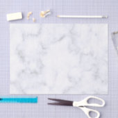 Papier Mousseline Texture Marbre blanc (Artisanat)