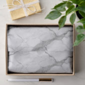 Papier Mousseline Texture Marbre blanc (Cadeau)