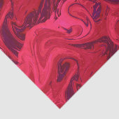 Papier Mousseline Texture marbrée vinicole profonde, technique riche (Détail)