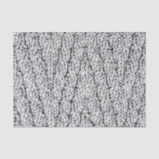 Papier Mousseline texture motif tricotée (Recto)