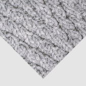 Papier Mousseline texture motif tricotée (Détail)