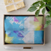 Papier Mousseline Texture peinte (Cadeau)