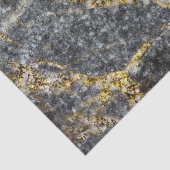 Papier Mousseline Texture rocheuse abstraite avec étincelles dorées (Détail)
