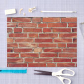 Papier Mousseline Texture rouge de mur de briques (Artisanat)