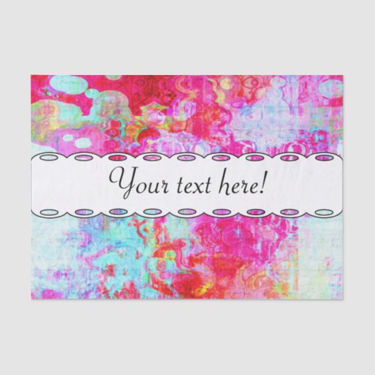 Papier Mousseline Texture rouge rose (Recto)