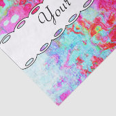 Papier Mousseline Texture rouge rose (Détail)